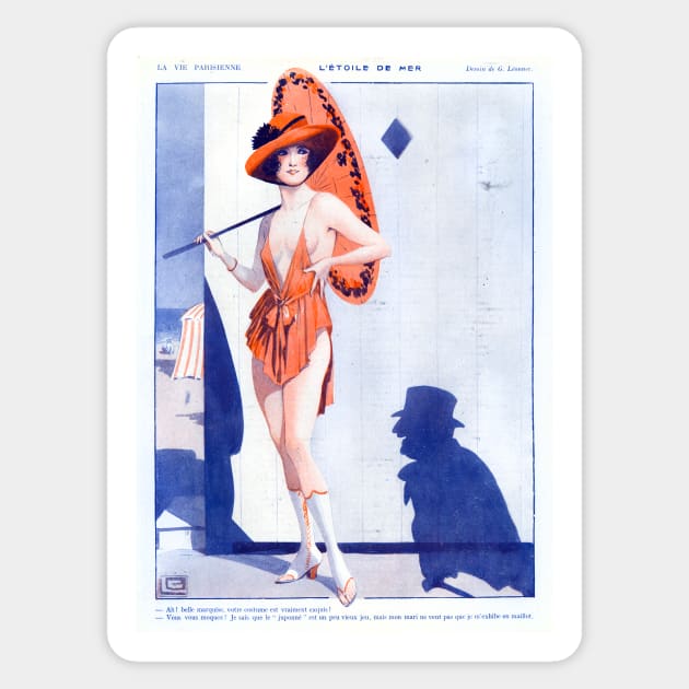 La Vie Parisienne, 1920s Sticker by WAITE-SMITH VINTAGE ART